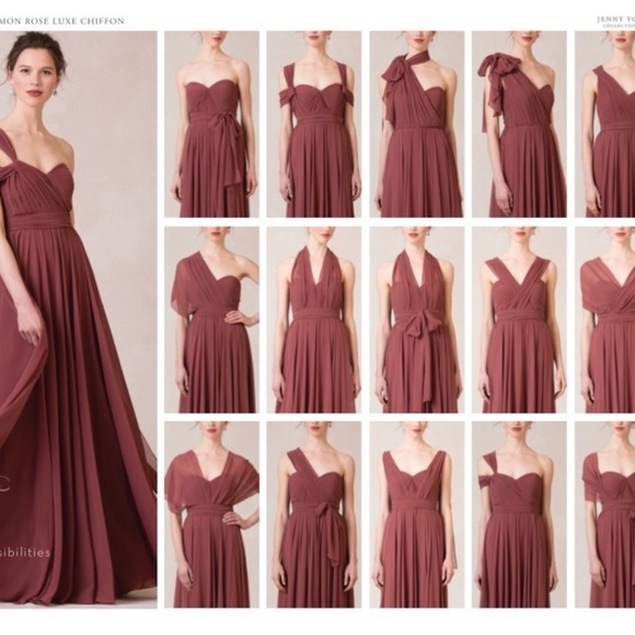 JENNY YOO Collection Bridesmaid Gown Strapless Knee Length Champagne Sz 8. - Picture 15 of 15